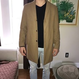 Premium Tan Pea Coat Medium